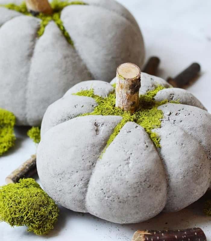 Concrete Pumpkins