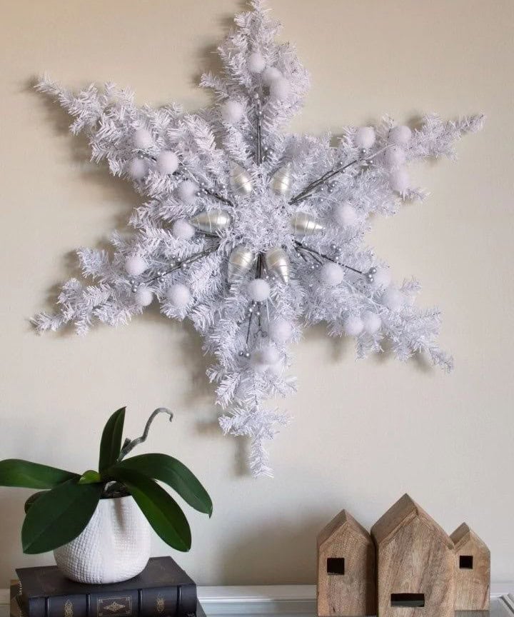 The Ultimate Snowflake Wreath