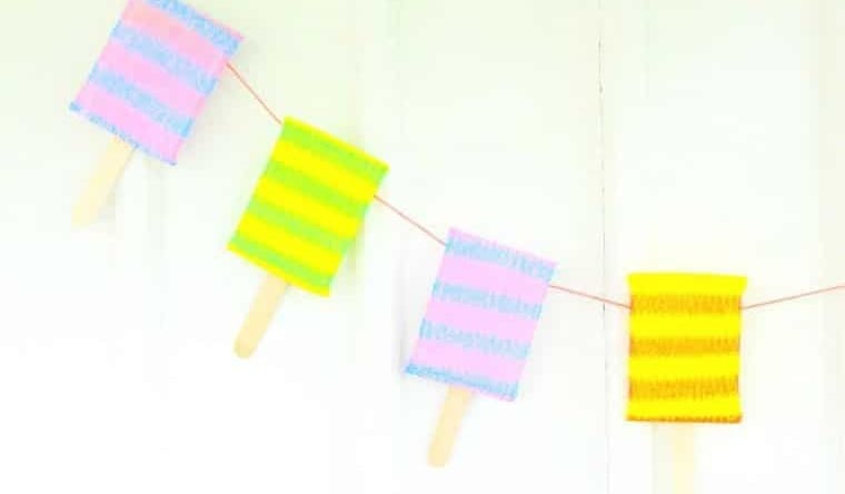 Cool and Colorful Popsicle Banners