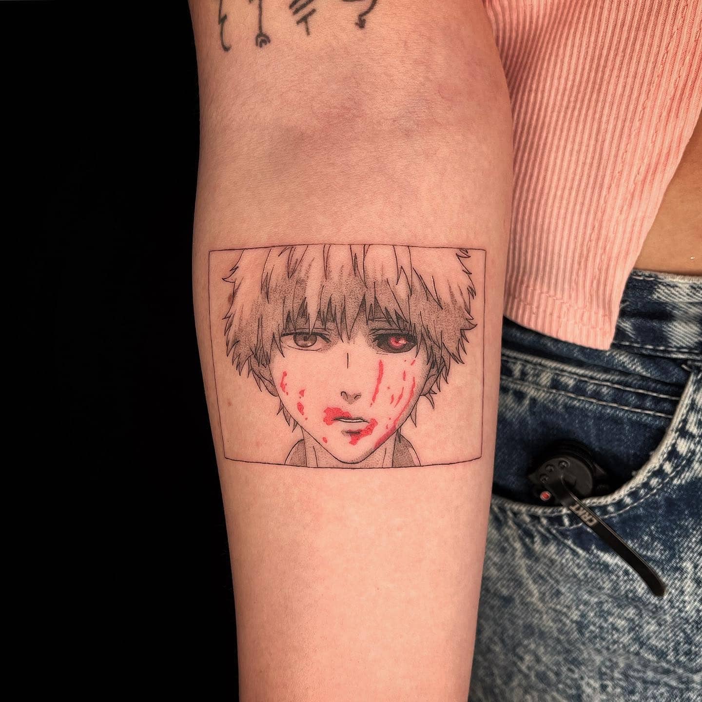 18] Tokyo Ghoul Tattoo Below Elbow: Expressing Fandom