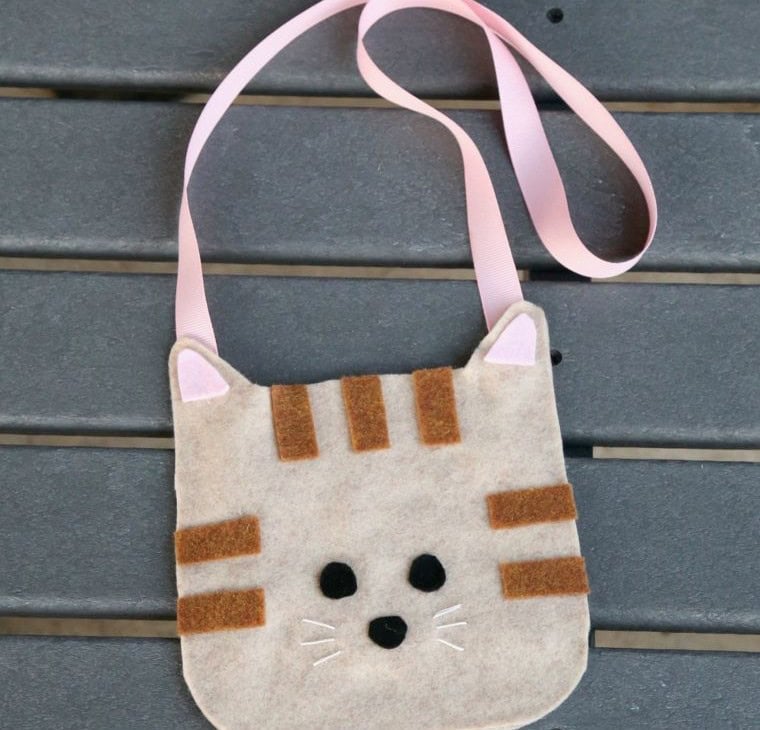 Felt Cat Purse