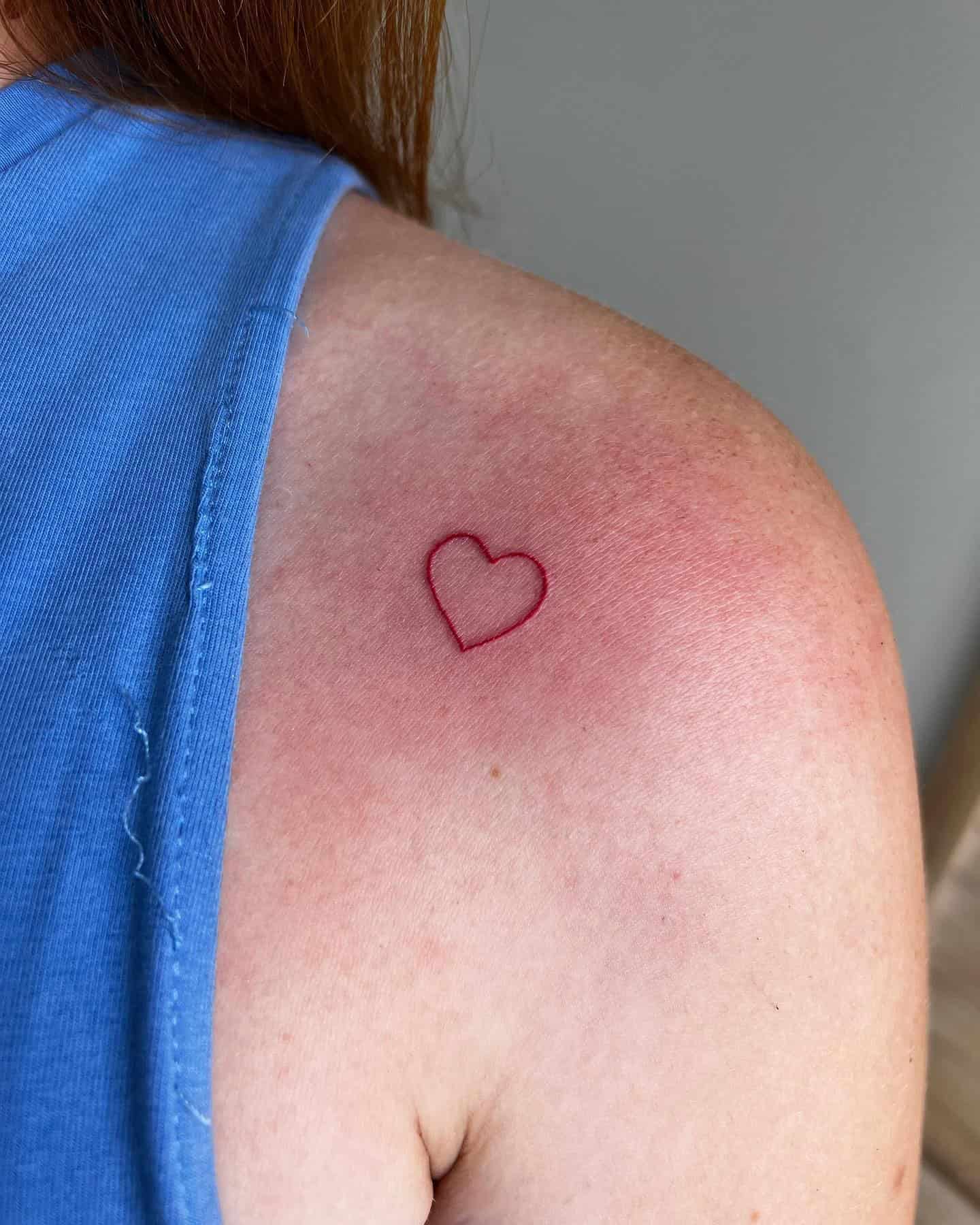 55] Heart on Arm and Shoulder: Love and Passion