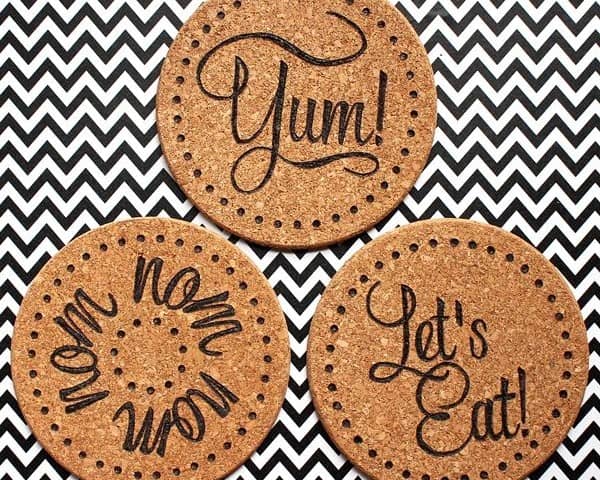 Personalized Cork Coasters