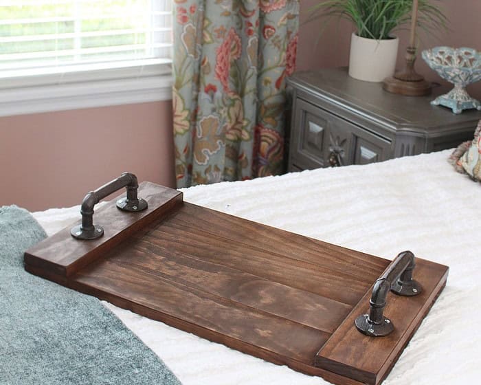 Stained Wood Tray