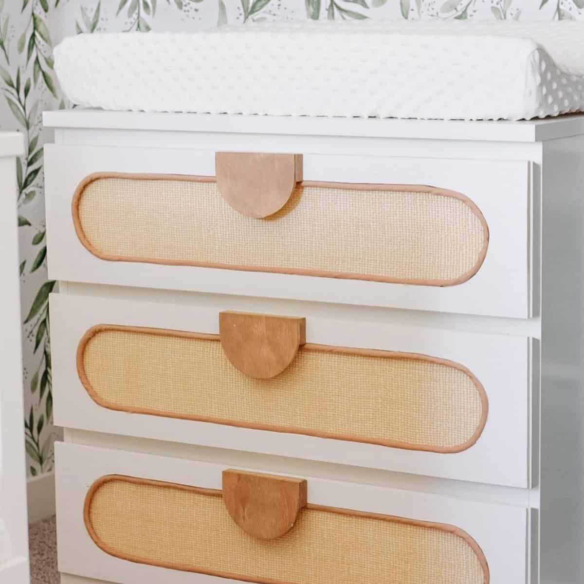 IKEA Malm Dresser nursery room storage