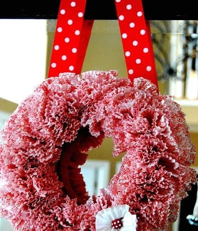 Cupcake Liner Wreath