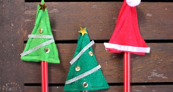 Christmas Pencil Toppers