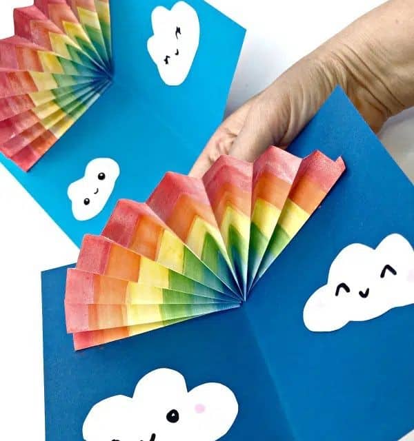 Pop-Up Rainbow Card