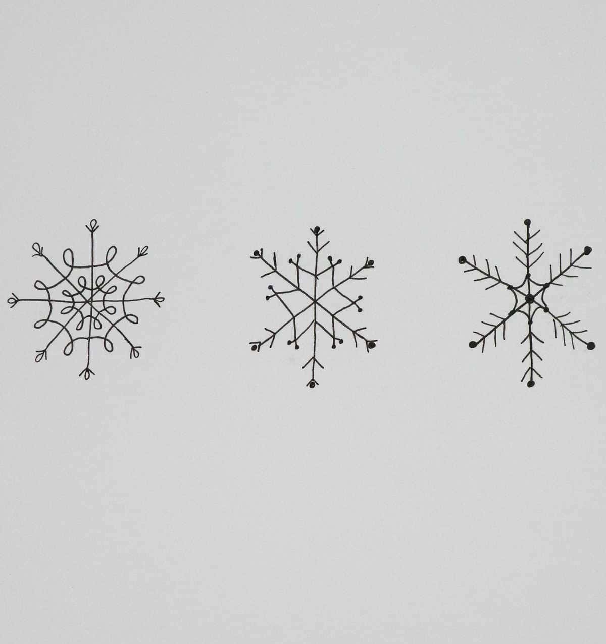 Unique Snowflake Trio