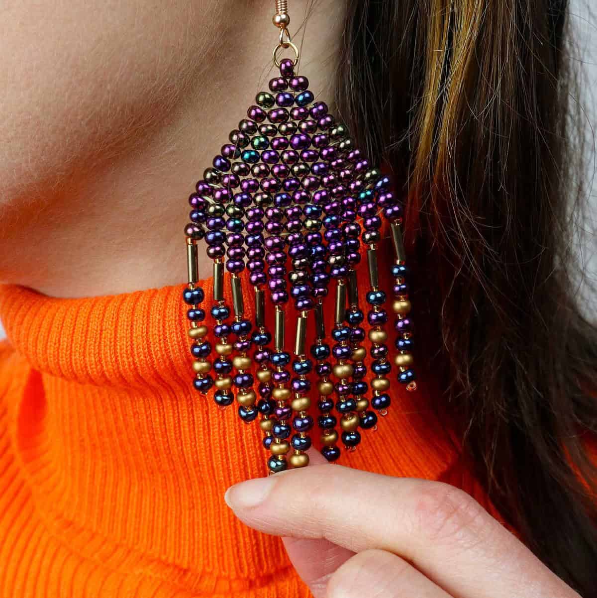 How to Make Beaded Earrings