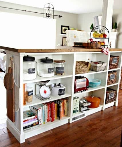 Kitchen Island with Ample Storage