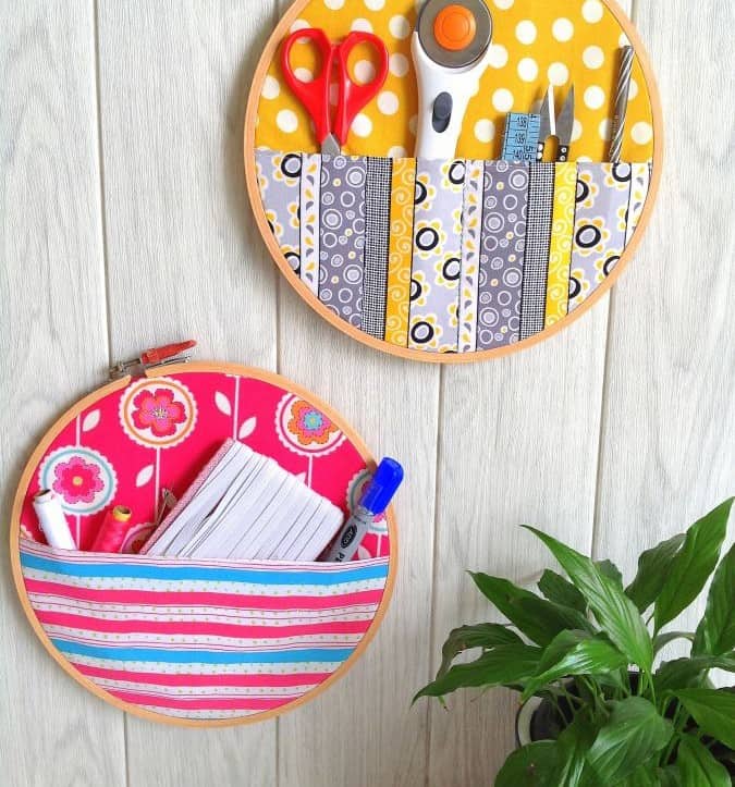 DIY Hoop Organizer