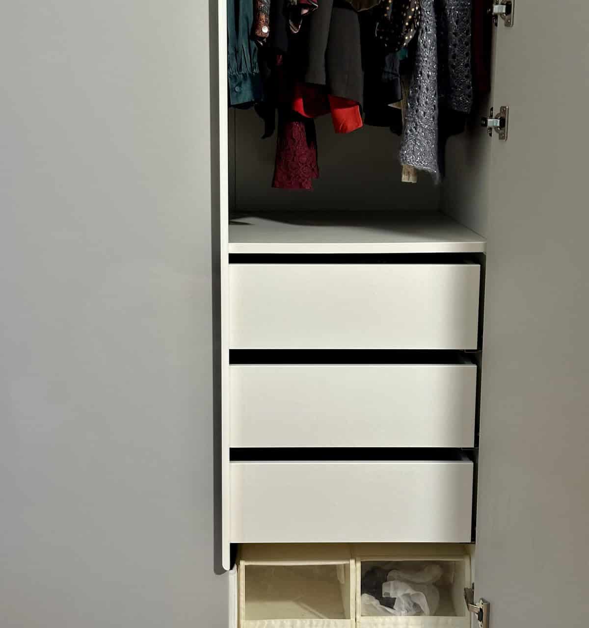 Install Your Dresser Inside the Closet