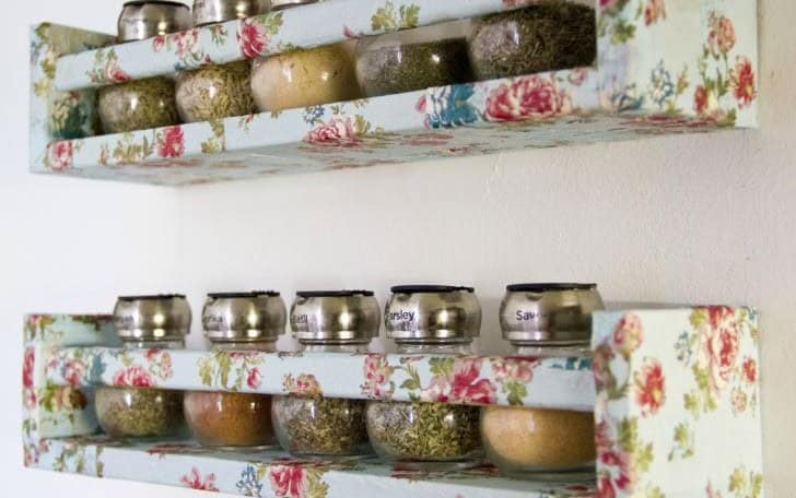 DIY IKEA Spice Rack Redo