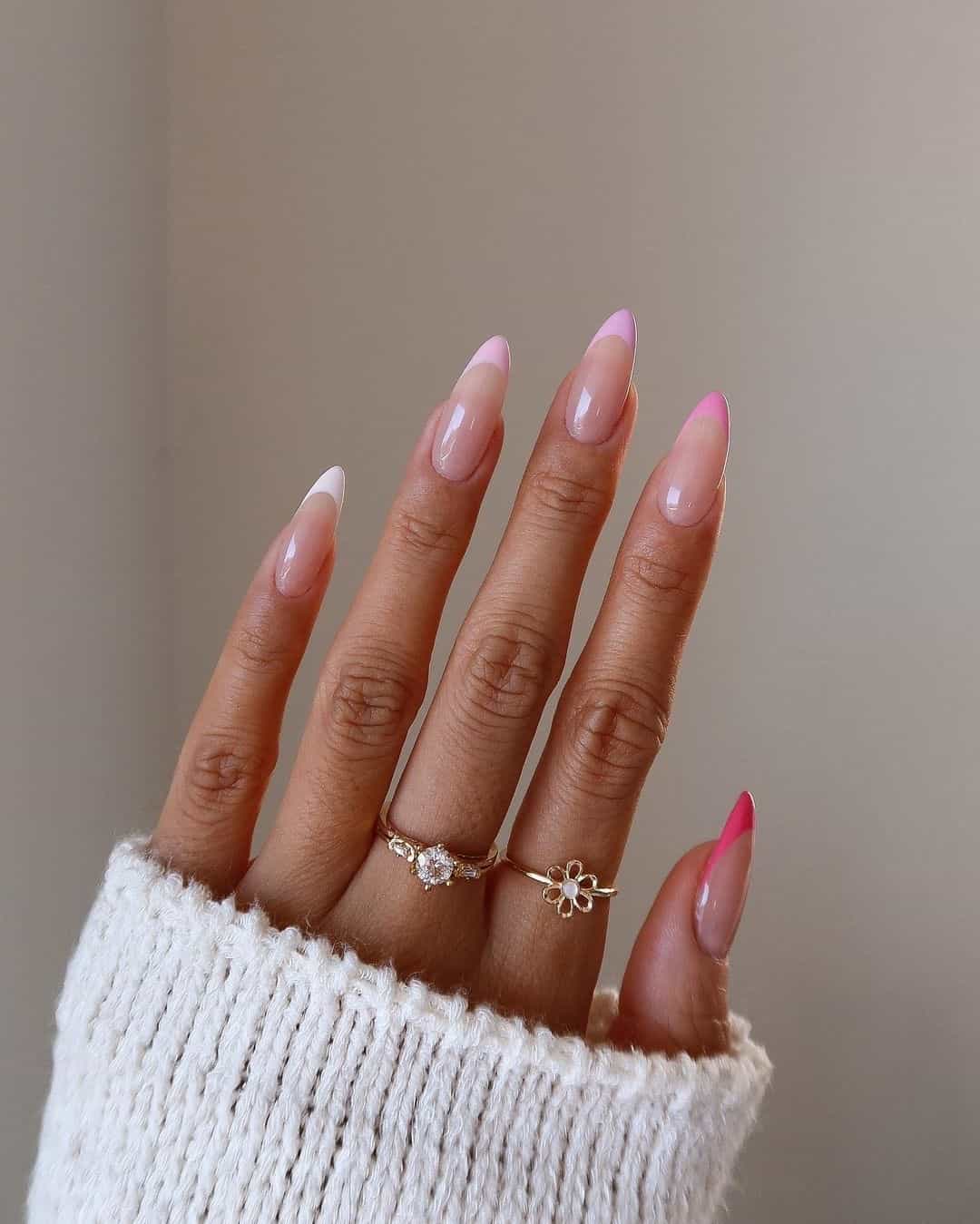 PINK FRENCH NAILS