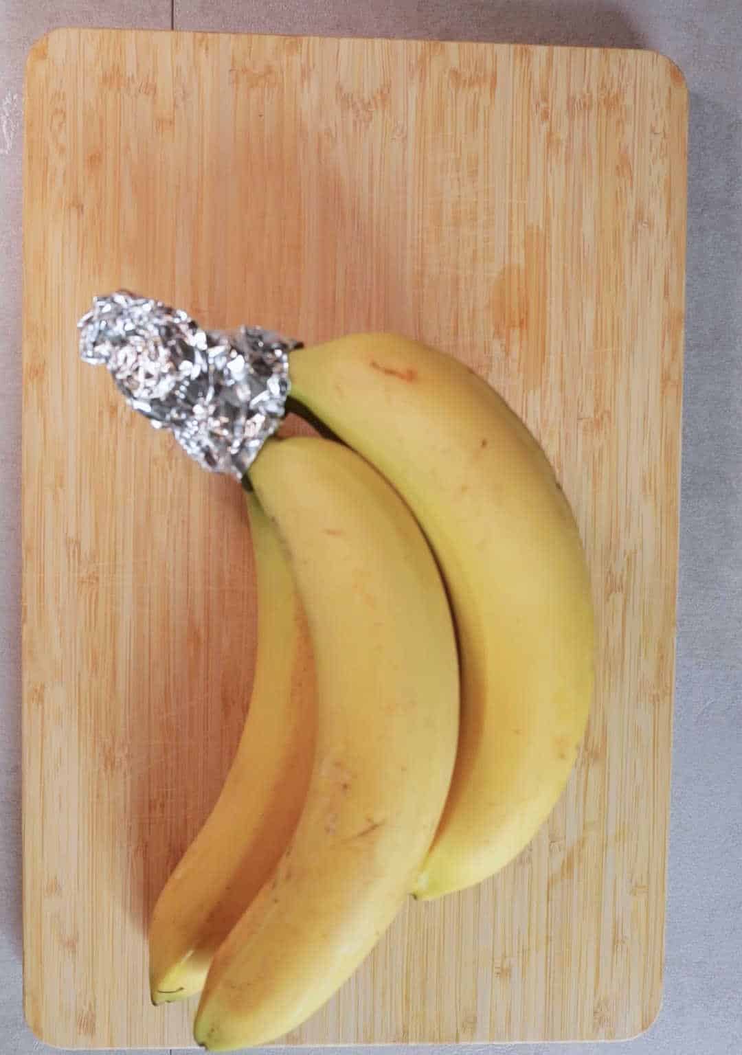 Keep Bananas from Ripening Too Soon