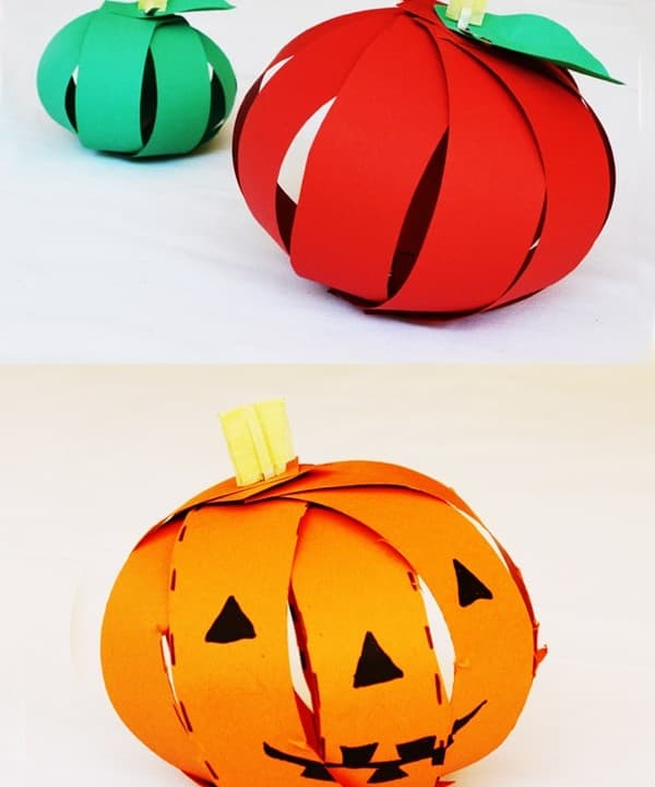 Apple and Pumpkin Fine Motor Activity