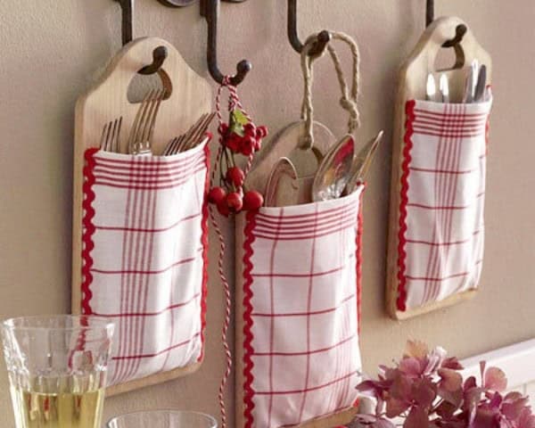 Use Your Cutting Boards for Storing Cutlery