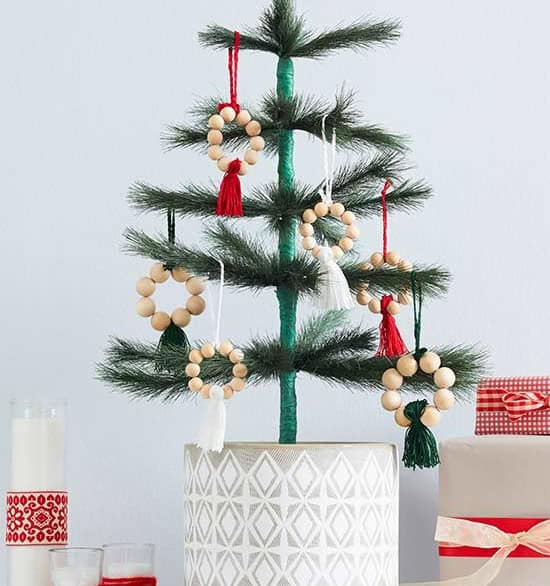 Wooden Bead Hanging Ornaments