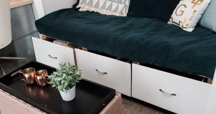 DIY Storage Daybed