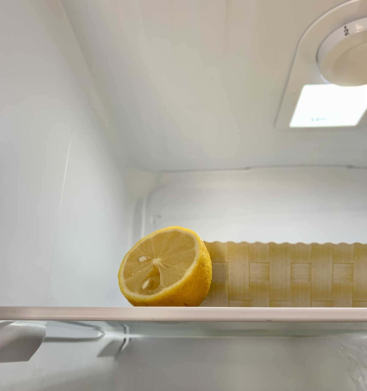 Pop a Lemon in Your Fridge