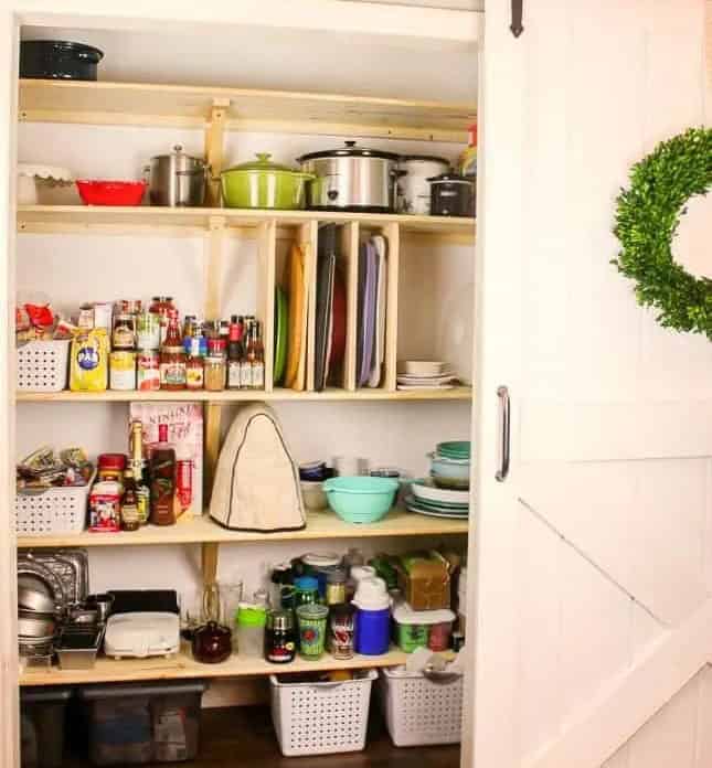 DIY Pantry Shelves