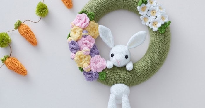 Amigurumi Easter Wreath