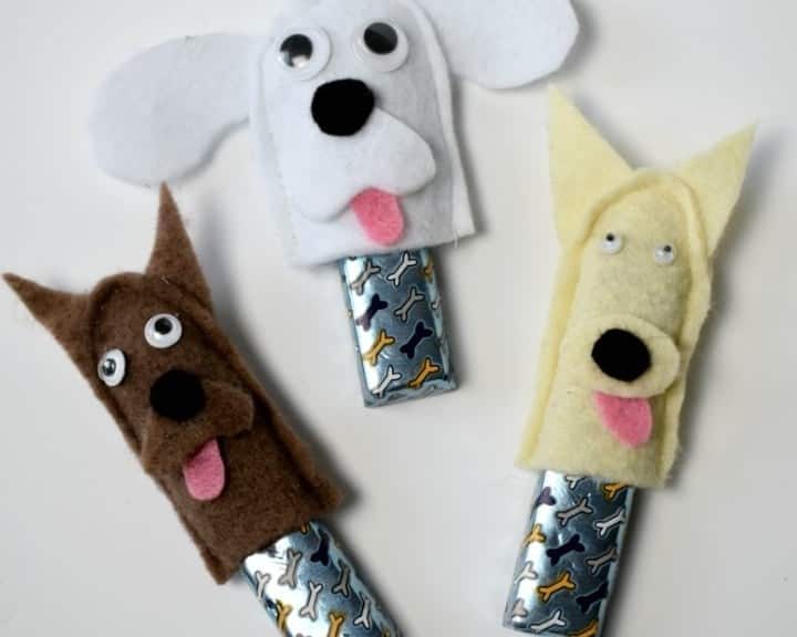 Dog Finger Puppet Party Favours