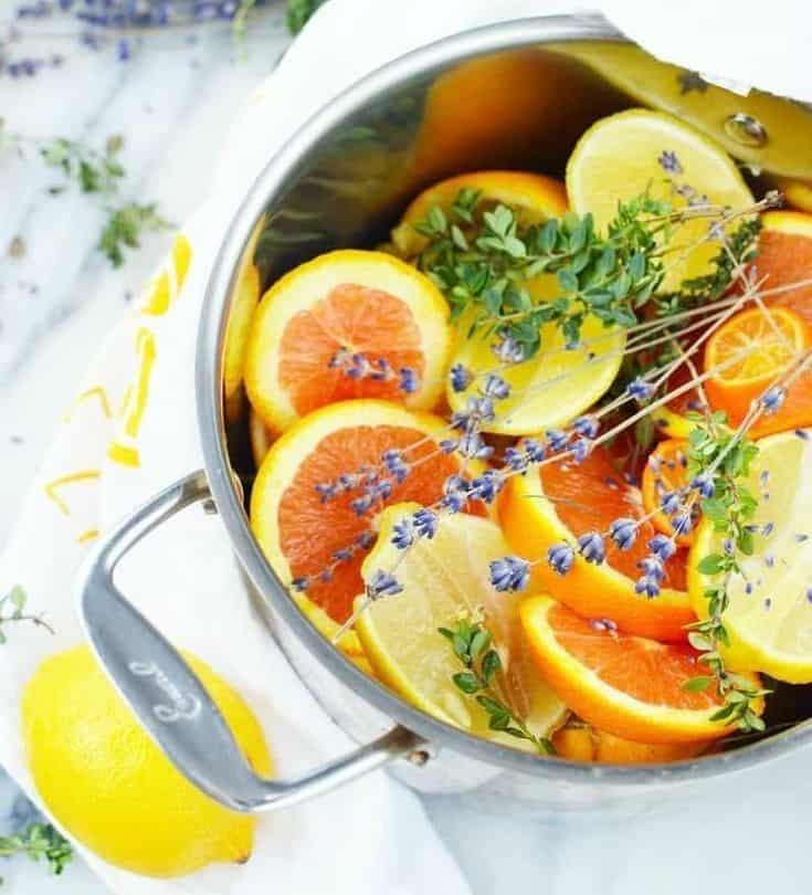 LEMON LAVENDER HERB SIMMER POT