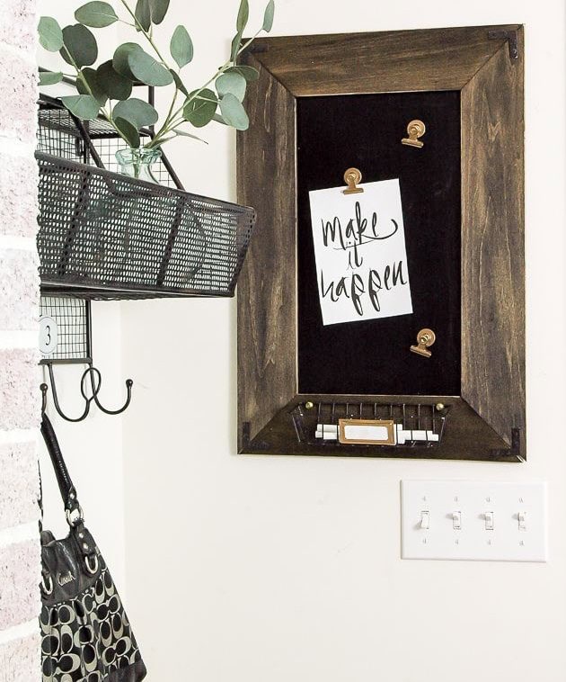 DIY Memo Chalkboard