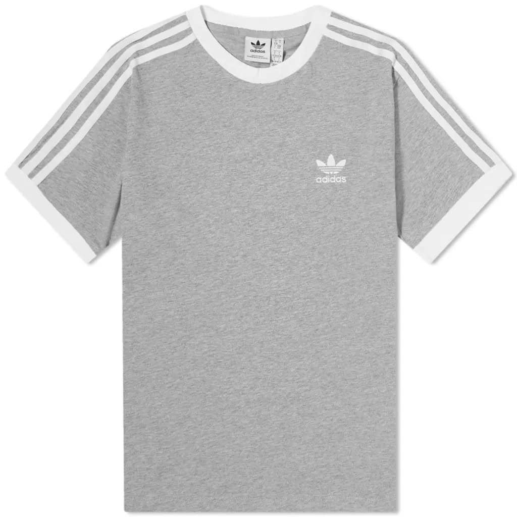 ADIDAS SHIRT + WHITE JEANS