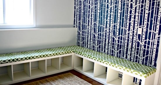 A Beautiful Bench with Storage Space