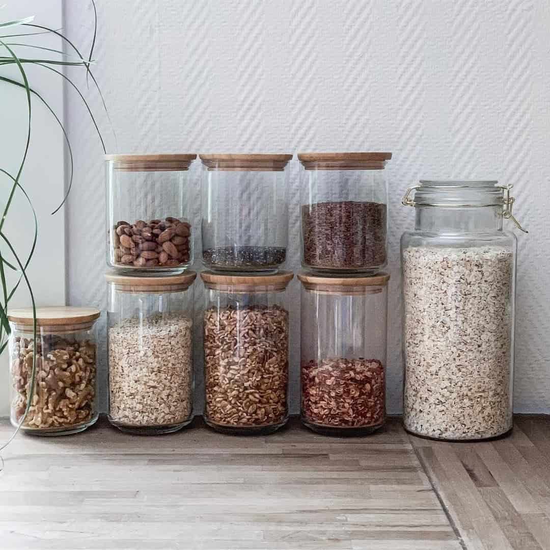 Glass Jars for Dry Food