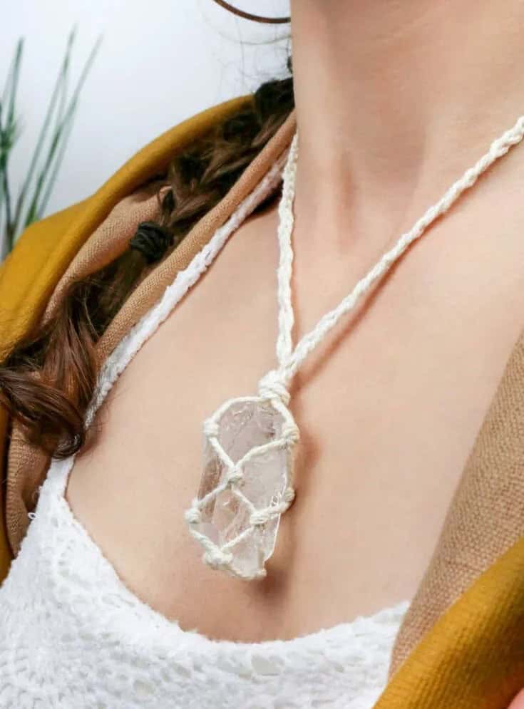 DIY Stone Necklace