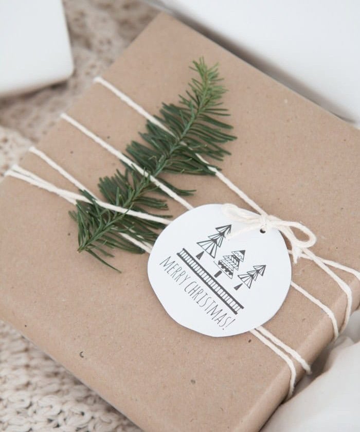 Scandinavian Christmas Tags