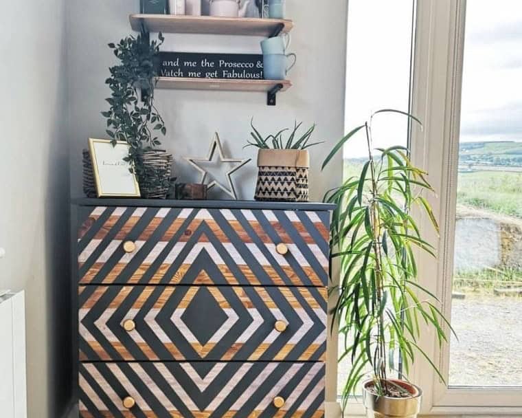 Fresh and Far out IKEA Tarva Dresser Hack