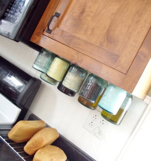 DIY Mason Jar Storage