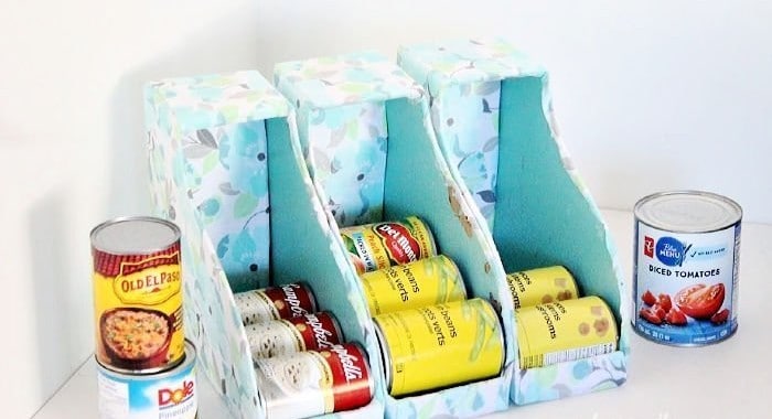 DIY Can Organizer for Pantry