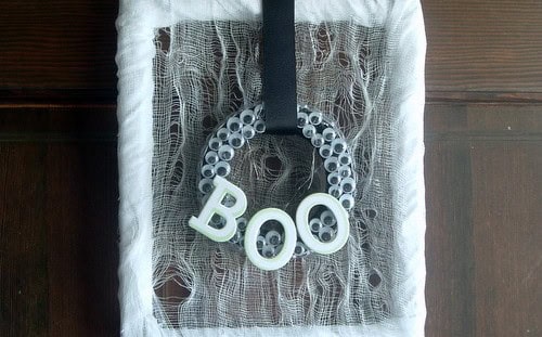 Googly Eyes Halloween Wreath