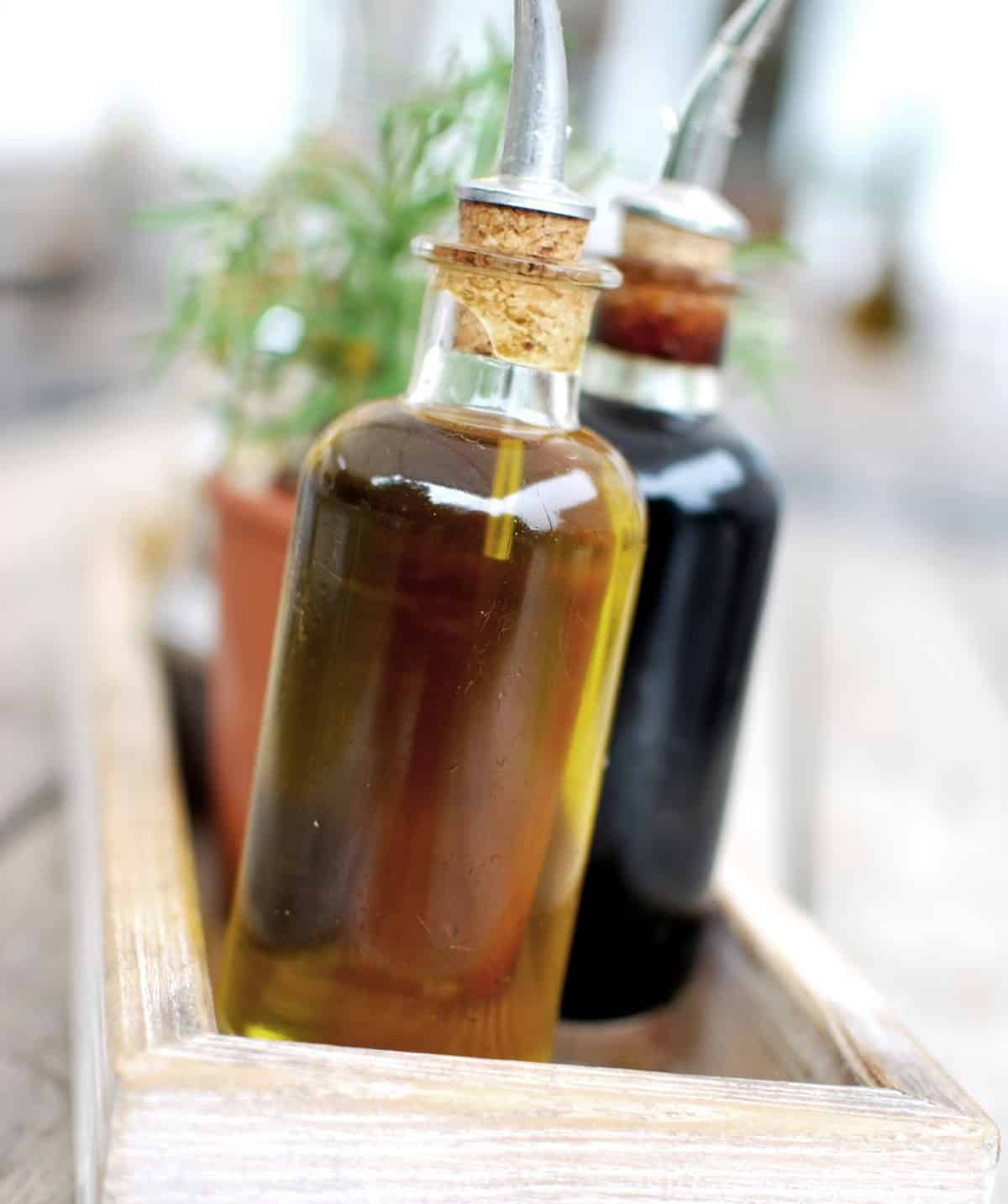 Olive Oil and Vinegar Display