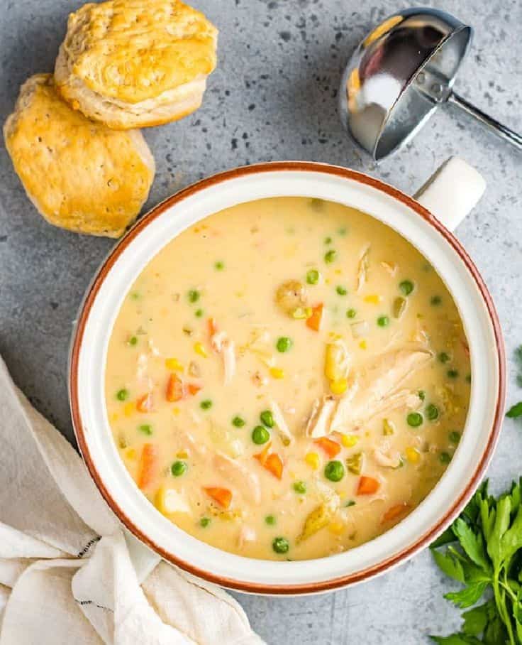 CHICKEN POT PIE SOUP