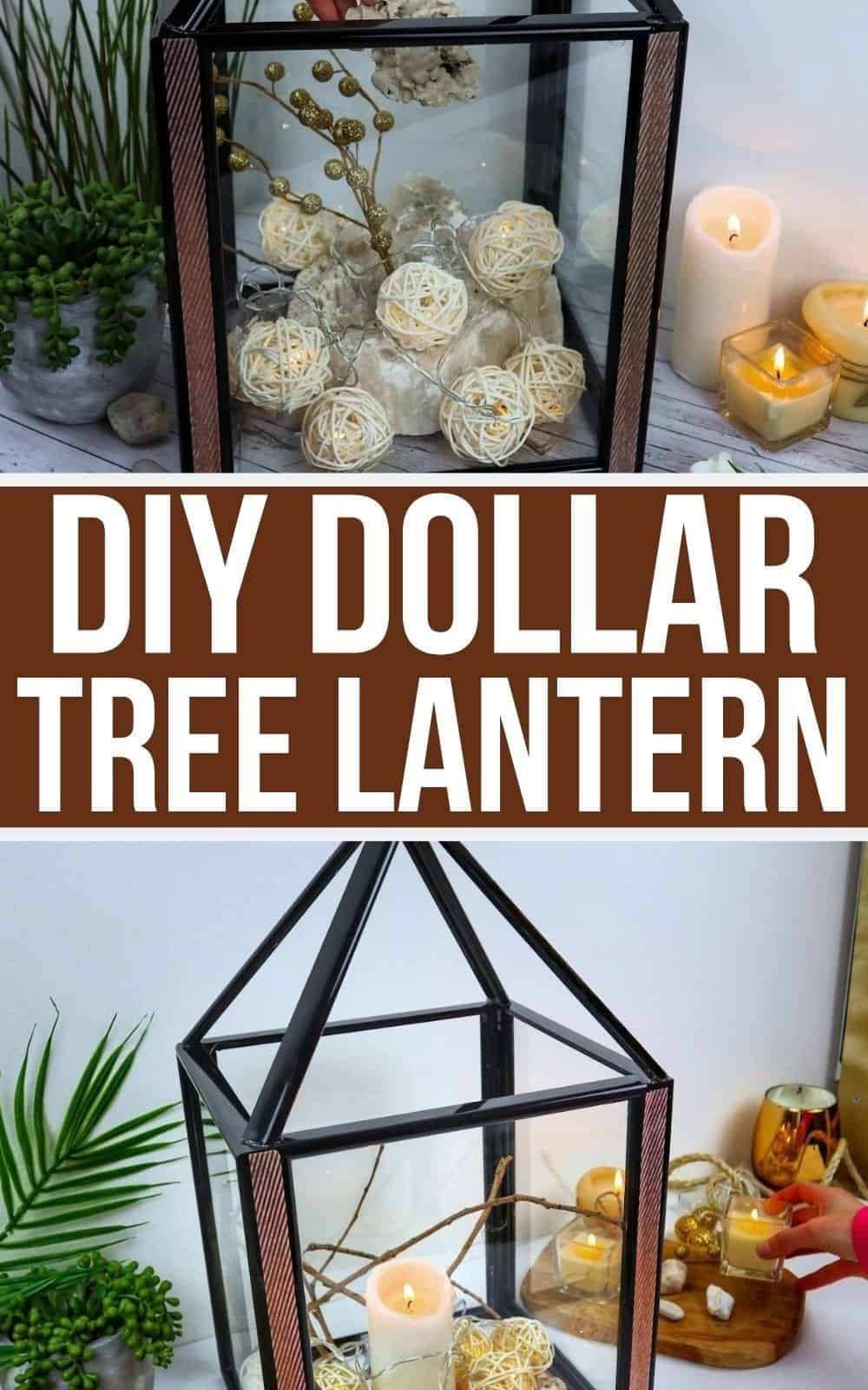 DIY Dollar Tree Lantern