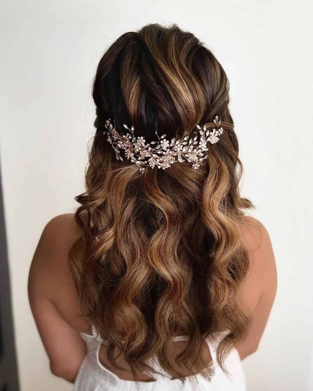 ALL DOWN BRIDAL HAIRSTYLES