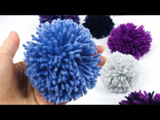 Watch: DIY Yarn Pom Poms (Step-by-Step)