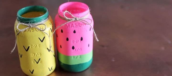 DIY Fruity Mason Jar