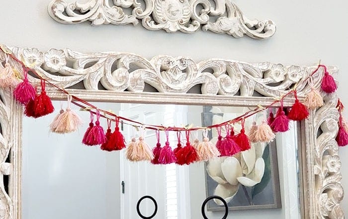 Pink Tassel Garland