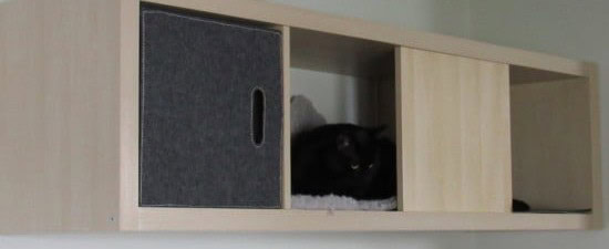 Wall-Mounted Cat Home