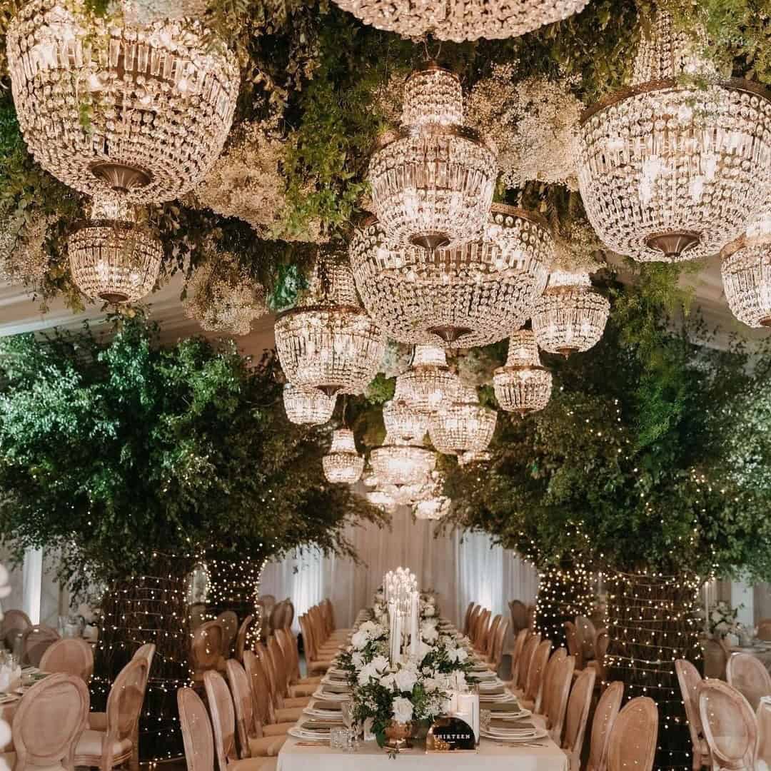 Foliage and Chandeliers