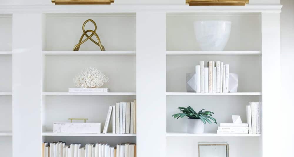 White Showcase Bookshelf