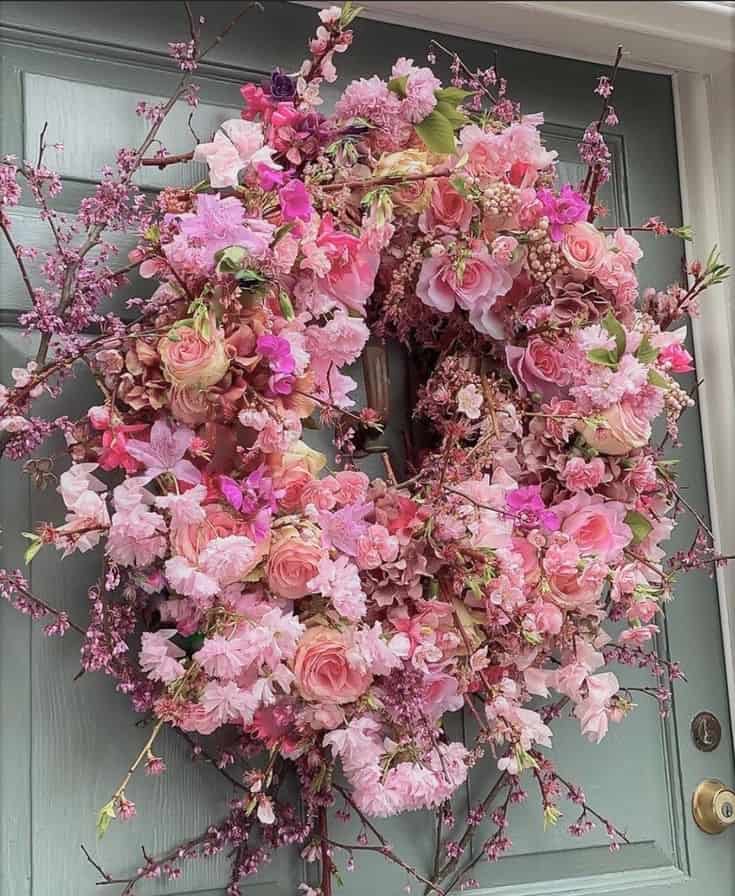 PINK SUMMER WREATH